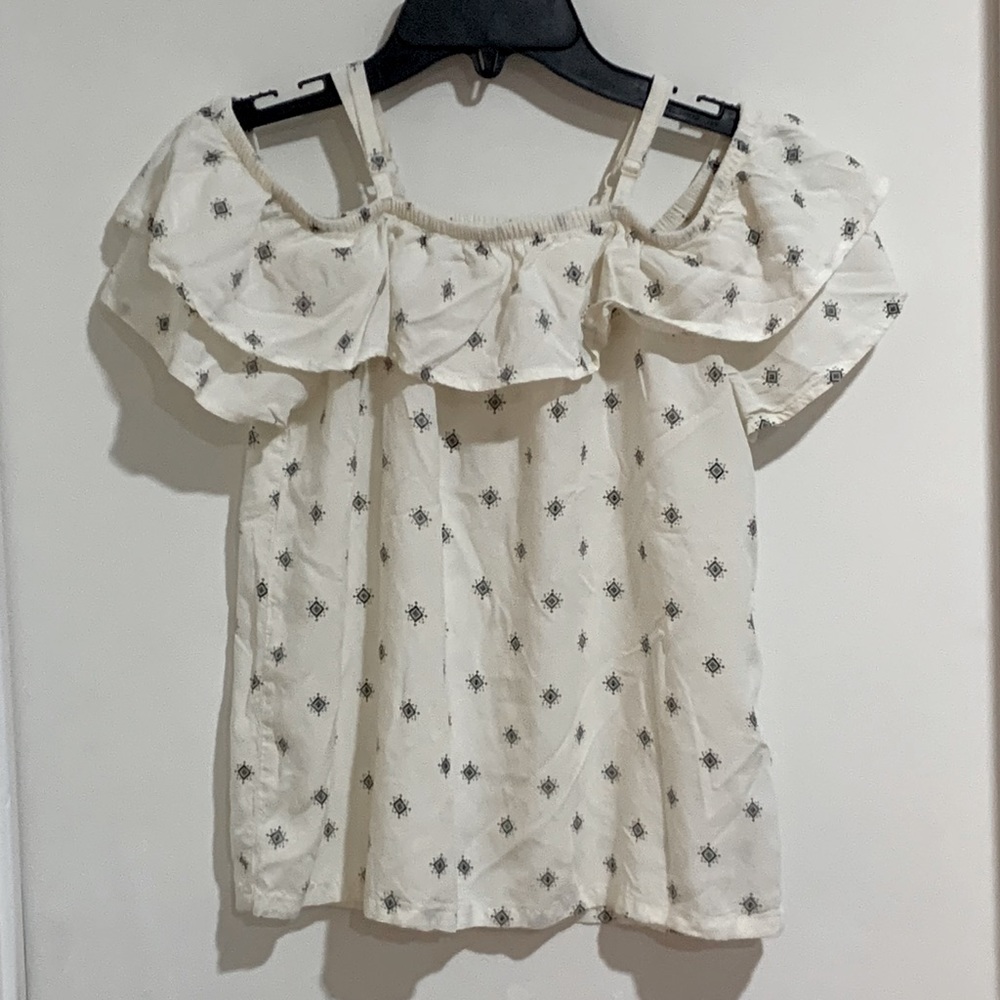 ABERCROMBIE White high blouse